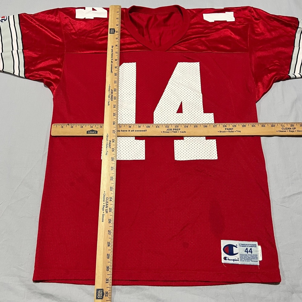 VTG Champion Mens Ohio State Buckeyes #14 Schlemmer Official Football Jersey 44 - Picture 6 of 6